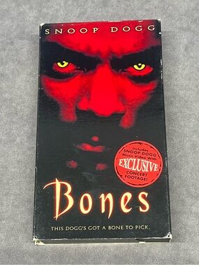 Snoop Dogg Bones VHS Tape - Black & Red